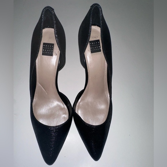 White House Black Market Shoes - White House Black Market Ella Black Wavy size 7M